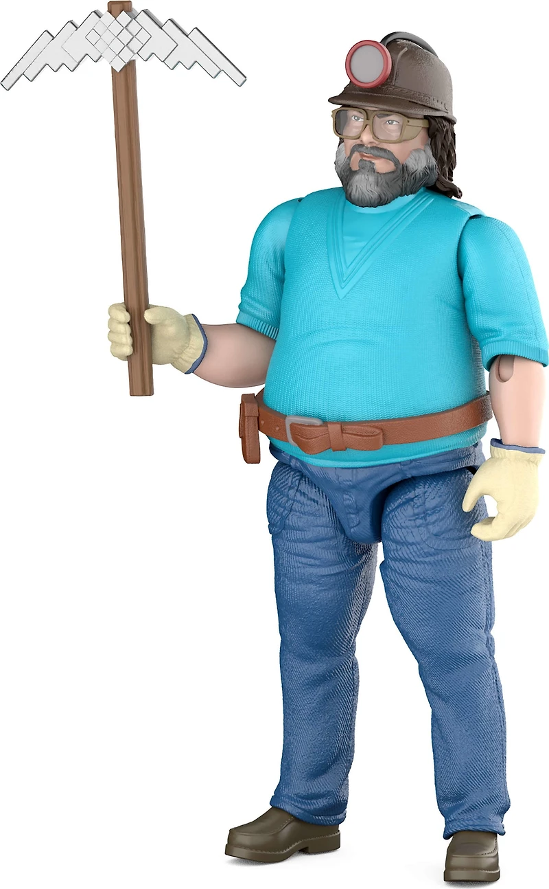 Minecraft-Coffret Fuite Explosive en Wagonnet-Figurine et accessoires Minecraft Movie Steve Pack