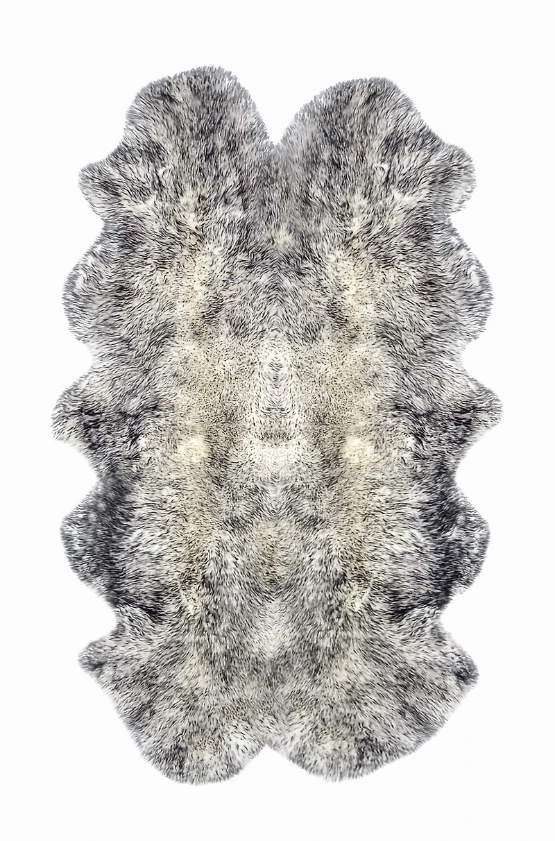 TAPIS QUATTRO EN PEAU DE MOUTON NOUVELLE-ZÉLANDE 4'X 6'