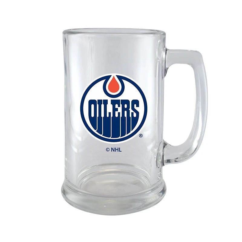 CHOPE DE BIÈRE 15OZ LNH SOUS LICENCE OFFICIELLE EDMONTON OILERS
