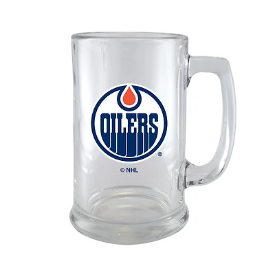 CHOPE DE BIÈRE 15OZ LNH SOUS LICENCE OFFICIELLE EDMONTON OILERS