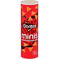 Doritos Minis Fromage nacho Chips tortilla aromatisées - Canister 145 g.