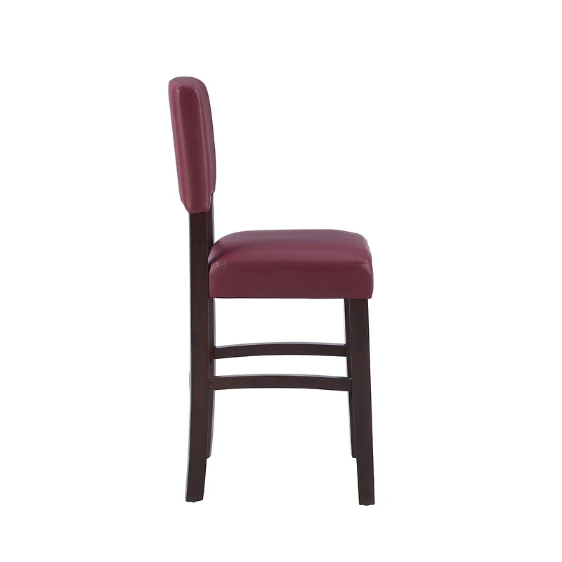 Tabouret de comptoir rouge Benson