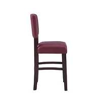 Tabouret de comptoir rouge Benson