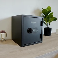 ONYX Series 15.75” Tall Home Safe, Steel Office Safe with Electronic Lock, Top Security Safe<br> With Electronic Lock & Fire Protection (1.01 Cu. Ft.) - SA-ONYX2