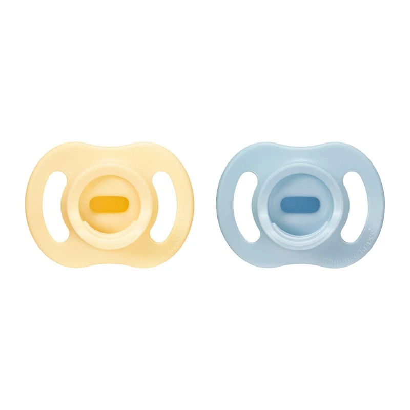 Tommee Tippee Ultra-light StayPut Pacifier, One-Piece Silicone Design, 0-6m, 2 Pack, TT CTN 2X 0-6M ULTRALIGHT PACI