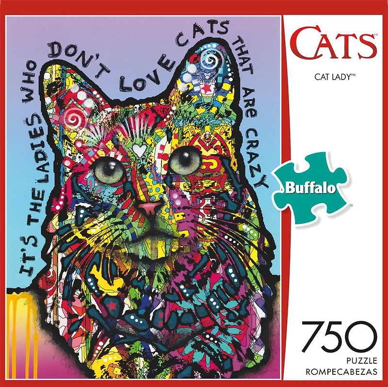 Buffalo Games - Cats - Cat Lady - 750 Piece Jigsaw Puzzle