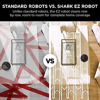 Shark RV990CA EZ Robot Vacuum with Row-by-Row Cleaning, Powerful Suction, Perfect for Pet Hair, Wi-Fi Connected, Black