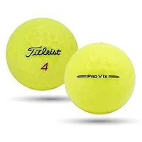 Mulligan - 60 Titleist Pro V1x 2024 5A Mint Recycled Used Golf Balls, Yellow