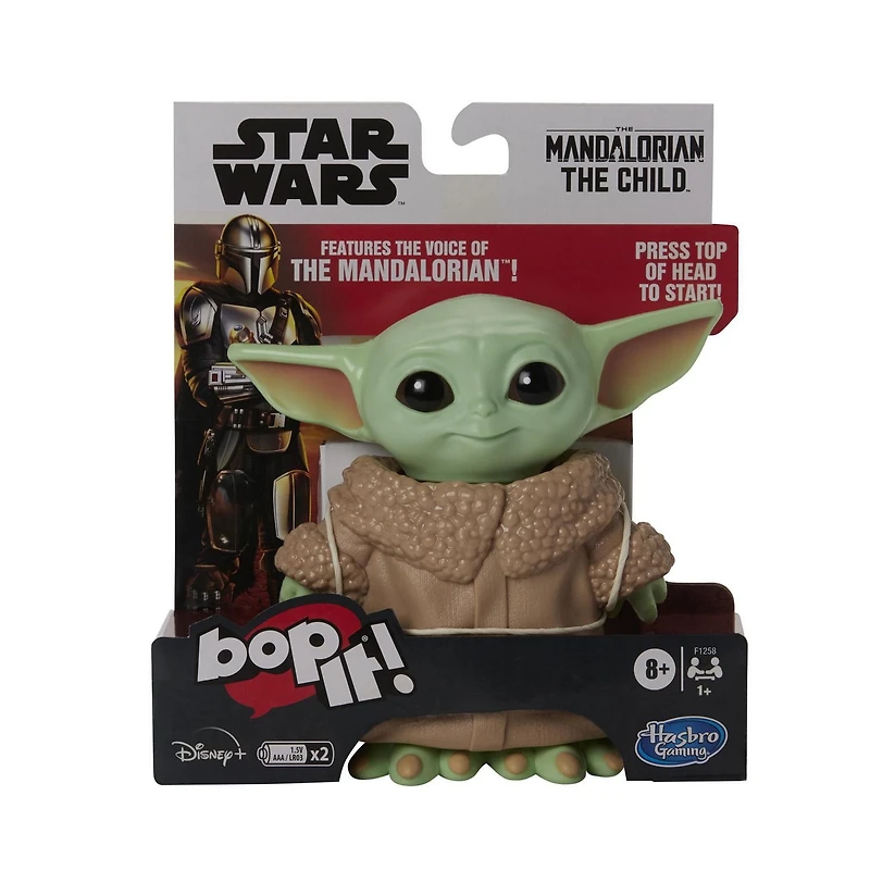 Bop It! Star Wars: The Mandalorian The Child Edition and The Child Sounds, Electronic Game for Kids 8 and Up