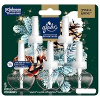 Recharge d'huile parfumée Glade PlugIns® (paquet de 5) VP - Pin et Brillance