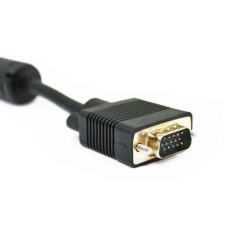 BlueDiamond Premium VGA Ferrite True 15 Pin - 1920*1080 @ 60HZ, 30AWG Male to Male, Black