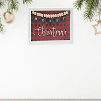 Christmas Framed Merry Christmas Bead Sign
