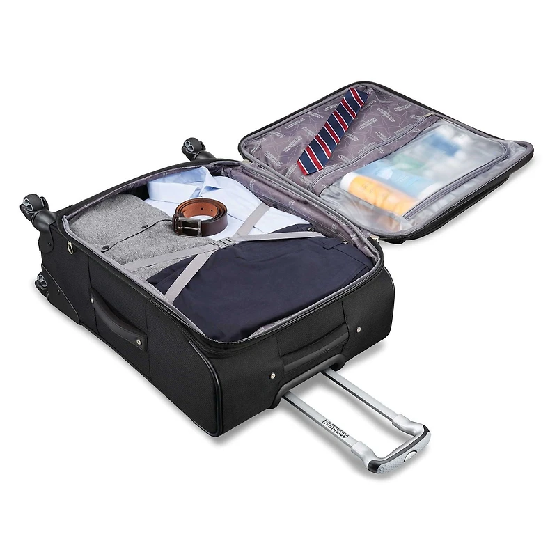 American Tourister Meridian NXT Expandable Large Spinner Luggage, Softside Large Spinner