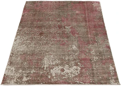 ECARPETGALLERY Tapis Métier Main pour Salon, Salle à Manger et Chambre à Coucher Contemporain Collection Galleria 5'0" x 7'8" en Rose