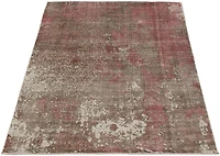 ECARPETGALLERY Tapis Métier Main pour Salon, Salle à Manger et Chambre à Coucher Contemporain Collection Galleria 5'0" x 7'8" en Rose
