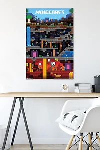 Minecraft - Worldly Wall Poster