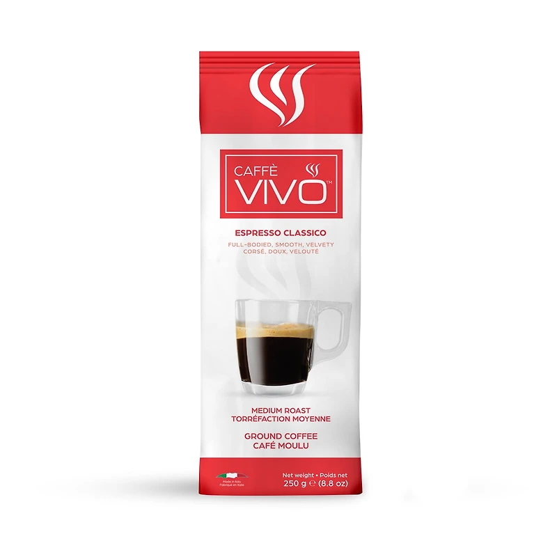 Caffè VIVO Espresso Classico (Café moulu) 250g Café Moulu Italien