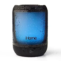 iHome PLAYGLOW MINI Haut-parleur Bluetooth imperméable rechargeable à couleurs changeantes avec batterie à long durée