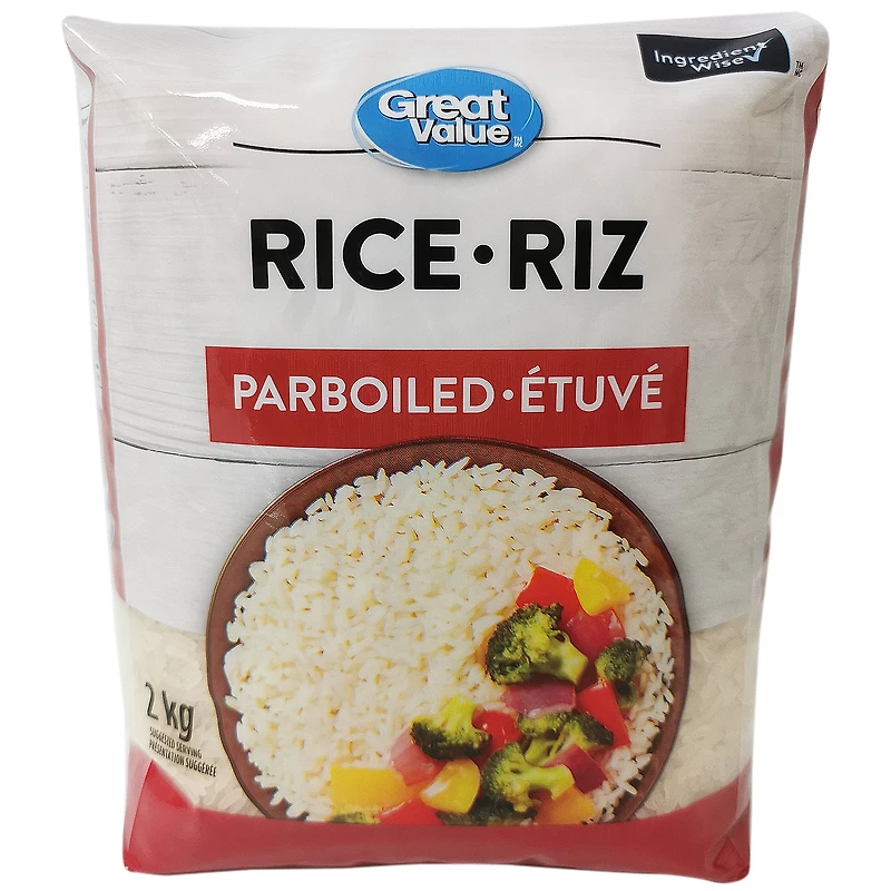 Great Value Parboiled Rice 2 kg