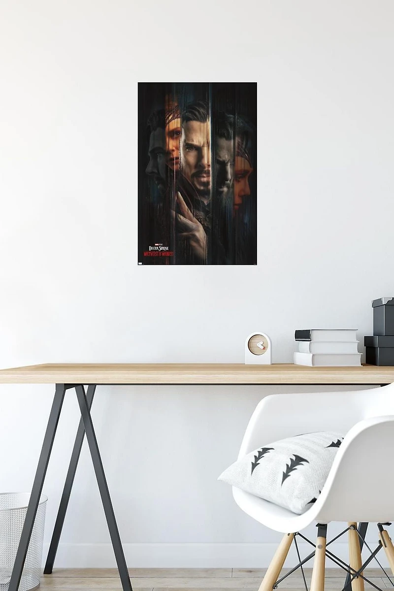 Marvel Doctor Strange in the Multiverse of Madness - Teaser One Sheet Wall Poster, 14.725" x 22.375"