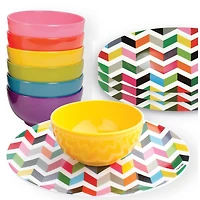 French Bull - Coffret cadeau assiette plate de 4