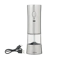 Moulin en acier inoxydable rechargeable par USB Trudeau EVO – Non rempli Moulin à poivre