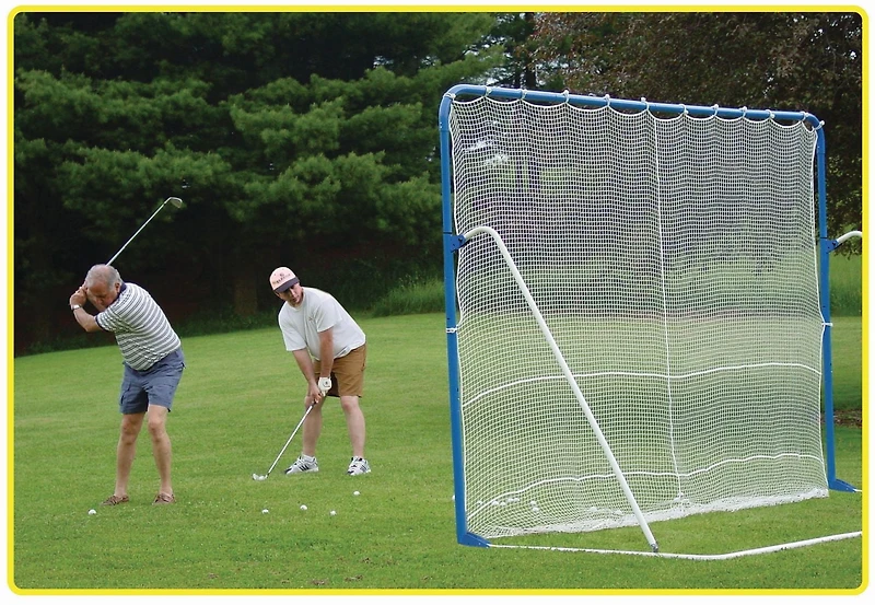 EZgoal 6 in 1 Multipurpose Folding Tilting Goal, Backstop (Baseball, Soccer, Lacrosse, Hockey, Tennis, Golf)