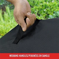 Housse de luxe robuste Expert Grill 75", tissu Ripstop noir durable.