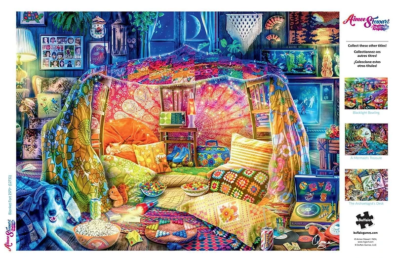 Buffalo Games - Aimee Stewart - Blanket Fort 1979 - 1000 Piece Jigsaw Puzzle
