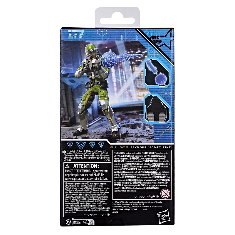 G.I. Joe Classified Series #177, Seymour “Sci-Fi” Fine, 6 Inch Action Figure