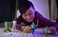 Minecraft-Figurine articulée Squelette-taille de 10 cm et accessoires