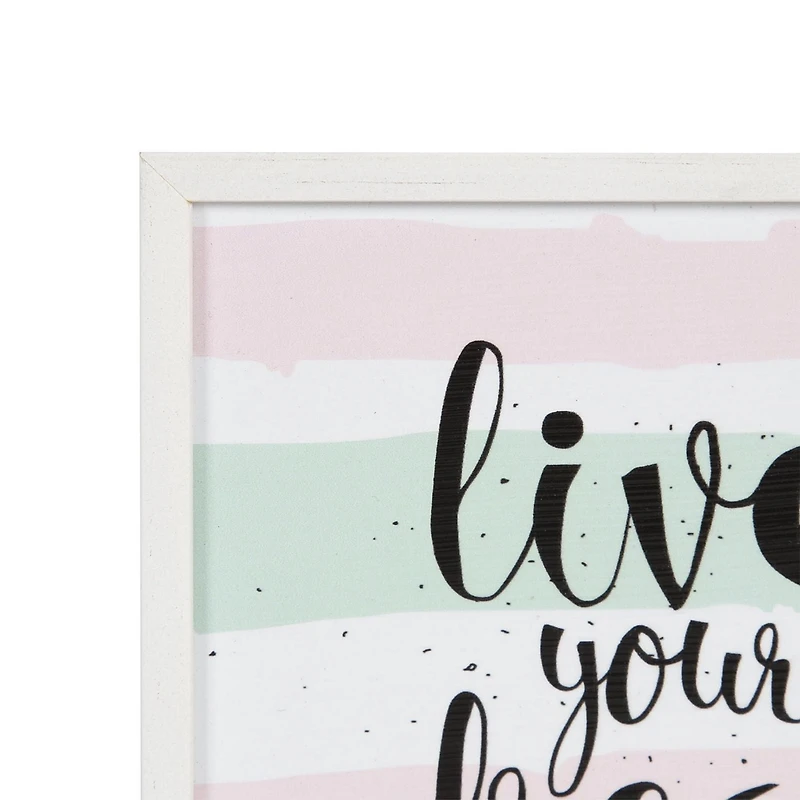 art mural encadré inspirante
