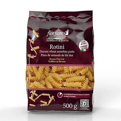Fiorfiore Pâtes Rotini 500G Pâtes tréfilées au bronze en Italie