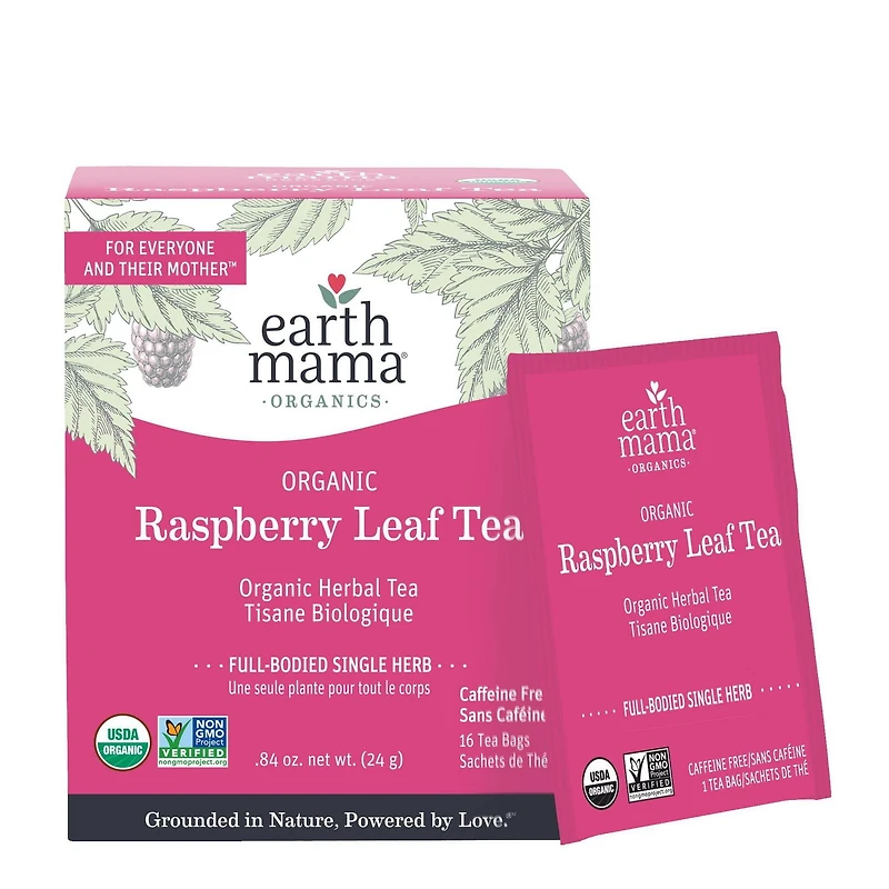 Earth Mama Organic Raspberry Leaf Tea, Organic Herbal Tea