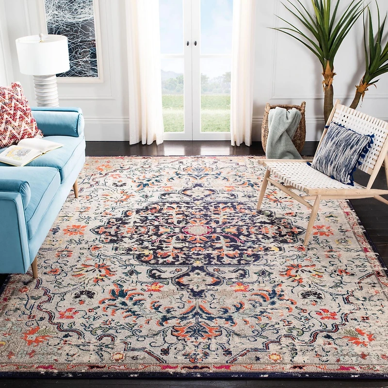 SAFAVIEH Madison Joandra Vintage Floral Area Rug