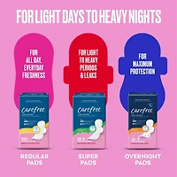 CAREFREE® Ultra Thin Pads, Regular Pads With Wings, 28ct, 28 count