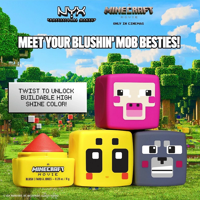 NYX Professional Makeup A MINECRAFT MOVIE Cheeky Mob Balms