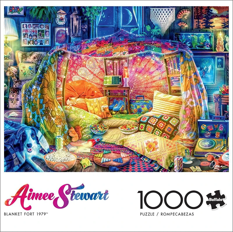 Buffalo Games - Aimee Stewart - Blanket Fort 1979 - 1000 Piece Jigsaw Puzzle