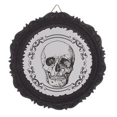 8.5inch Halloween Home Decor Indoor Hanging Skull wall hang for Halloween Indoor Home Decorations