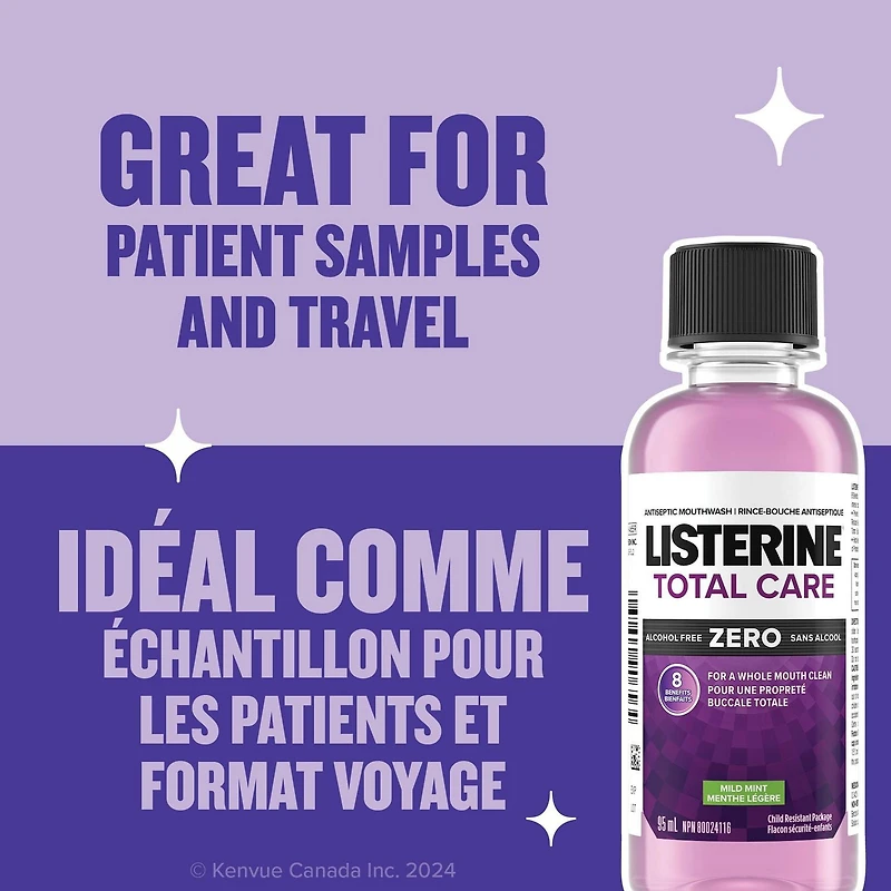 Listerine Total Care Zero Rince-bouche antiseptique 95 ml