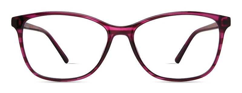 Colour Block Lunettes De Vue Pour Femmes, Vcwc22, Violette, 56.0-15.0-145