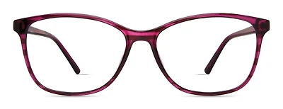 Colour Block Lunettes De Vue Pour Femmes, Vcwc22, Violette, 56.0-15.0-145