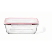 Starfrit LocknLock Glass contenant 1L /  34oz rectangulaire Verre borosilicate