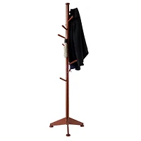 Winsome Lily Coat Tree 9 Pegs Walnut - 94570