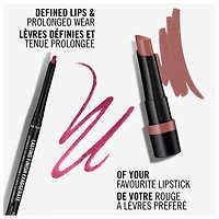 Rimmel Crayon à lèvres automatique Lasting Finish Exaggerate, crémeux, mélange de cire, silicone volatil et vitamines (E,C), 100% Sans Cruauté Crayon à lèvres longue tenue