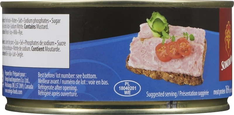 Jarret de Porc Cuit SOKOLOW, Boîte 300 g