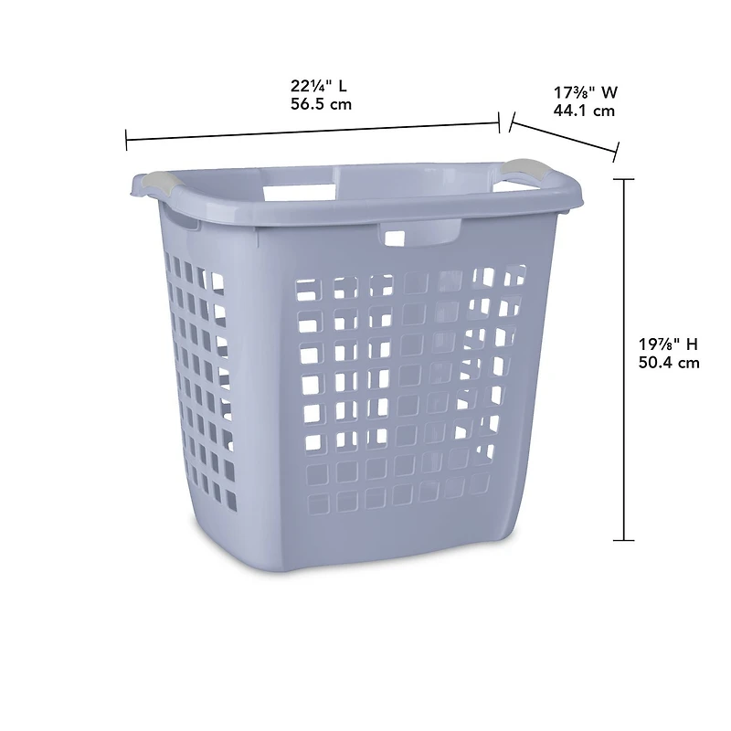 Sterilite Manne à Linge Ultra™EZ Carry Bleu Délavé