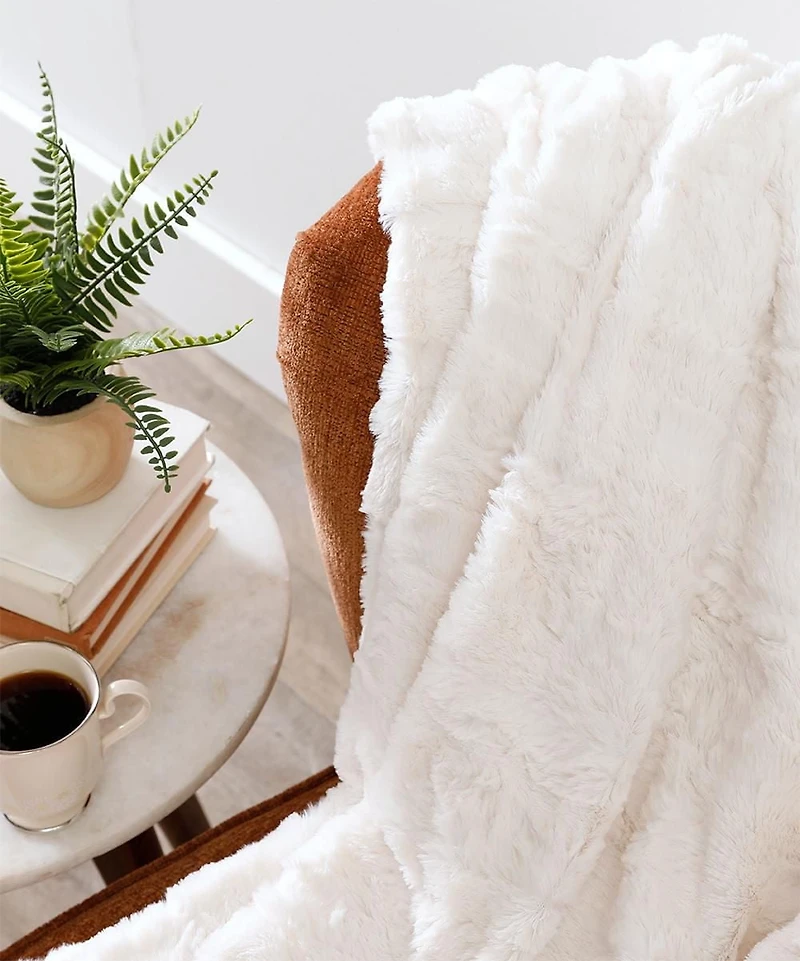 Swift Home Luxury Faux Fur Throw