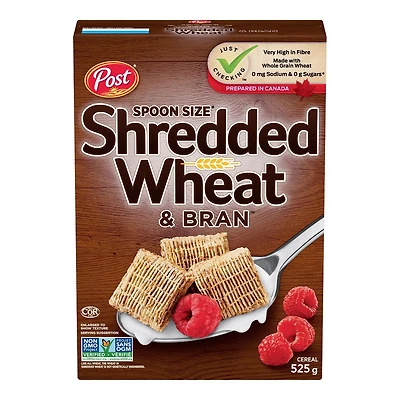 Post Spoon Size Shredded Wheat & Bran Cereal