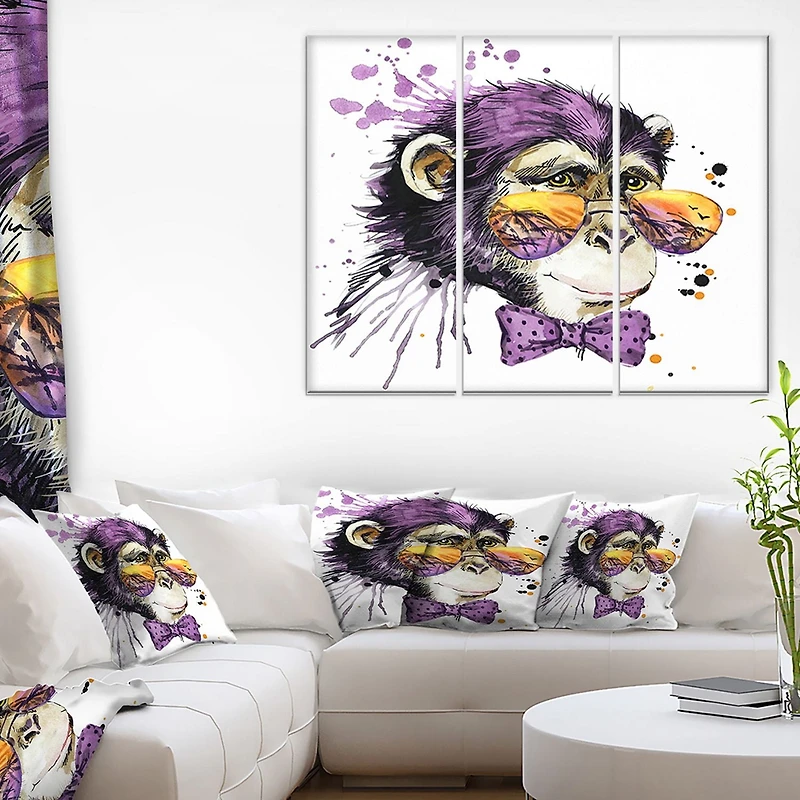 Impression sur toile « singe unique » Design Art
